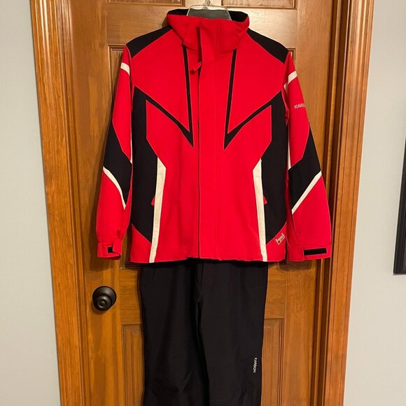 Boys 12 Karbon ski/snow set- jacket and pants in EUC - Picture 2 of 16